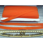 Стрейч бейка оранжевая, ширина 1,5 см