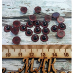 Глазки для игрушек акиловые коричневые с черным зрачком, 8 мм.