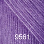 YarnArt Angora De Luxe № 9561 светло - фиолетовый