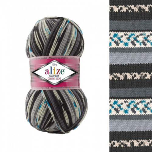 Alize Superwash Comfort Socks №7650