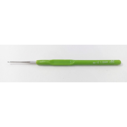Крючок с пластиковой ручкой 1,0 мм №12