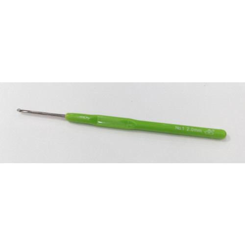 Крючок с пластиковой ручкой 2,0 мм №1