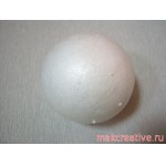 Шар из пенопласта, диаметр 10 см
