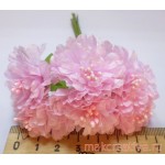 Букет хризантем текстильных - розовые