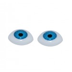 Глаза с голубым зрачком 17 мм
