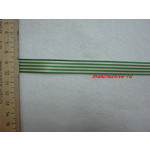 Лента декоративная зеленая полоска, 15 мм
